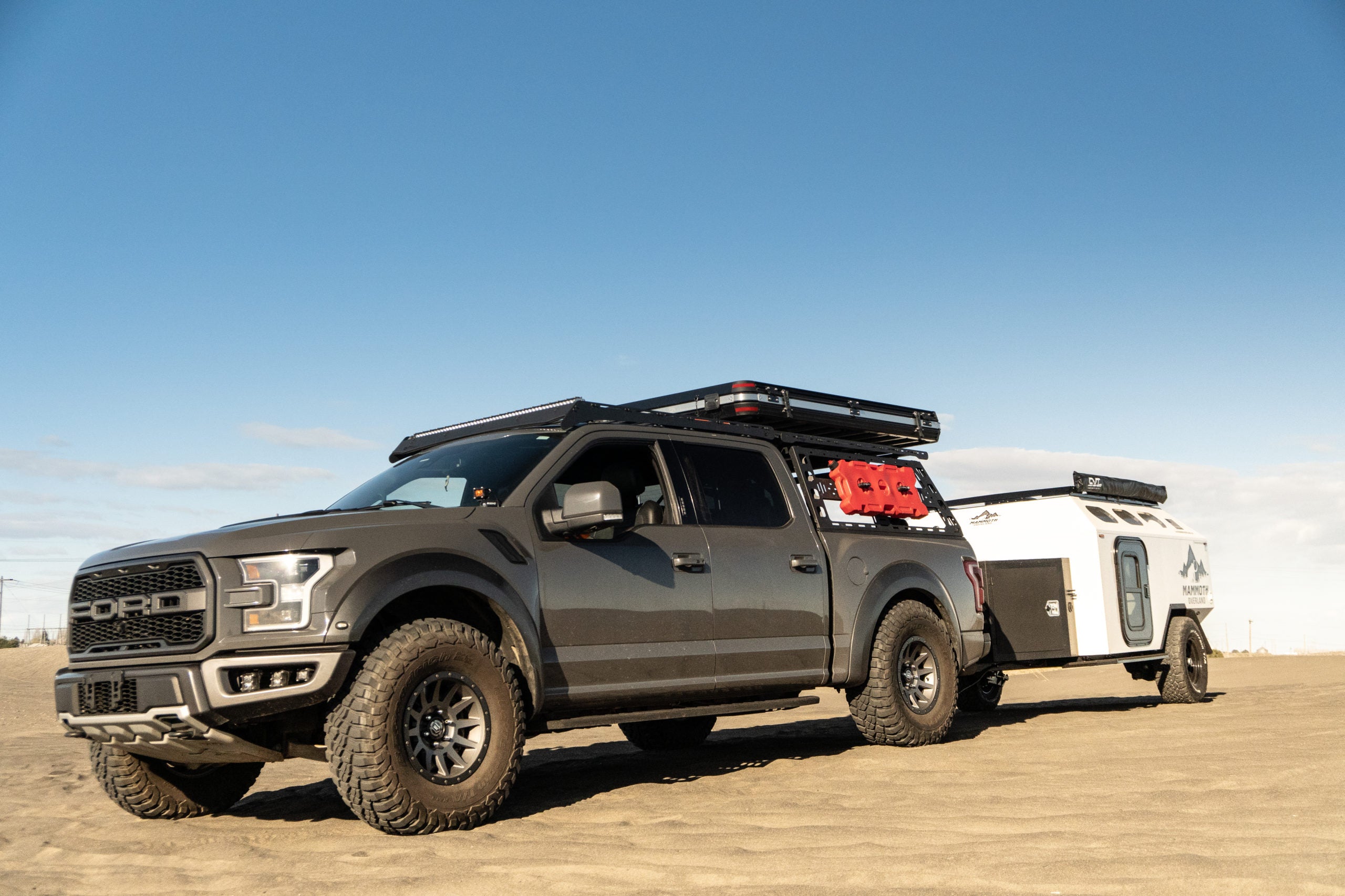 Ford Raptor Cab Height Bed Rack (5’6” bed length) | 2010-2022 Front View