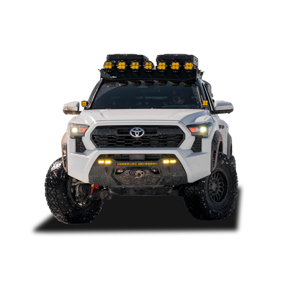 '24+ Toyota Tacoma Covert Front Bumper Display on Vehicle