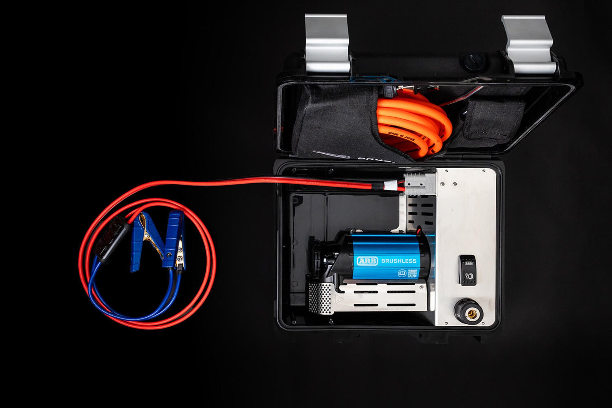 Brushless Single Motor Portable 12V Air Compressor CKBLP12 Front View