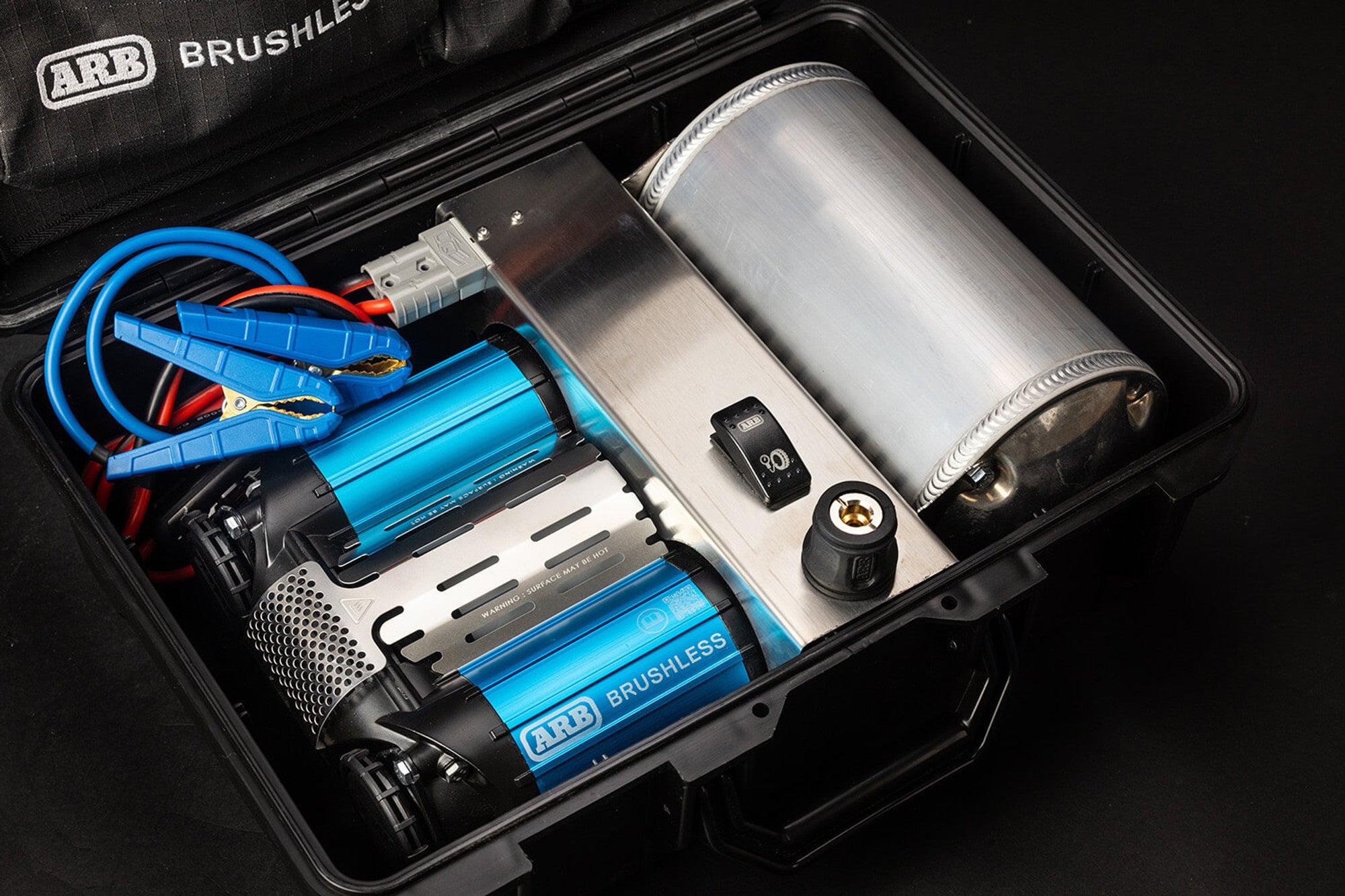 Brushless Twin Motor Portable 12V Air Compressor CKBLTP12
