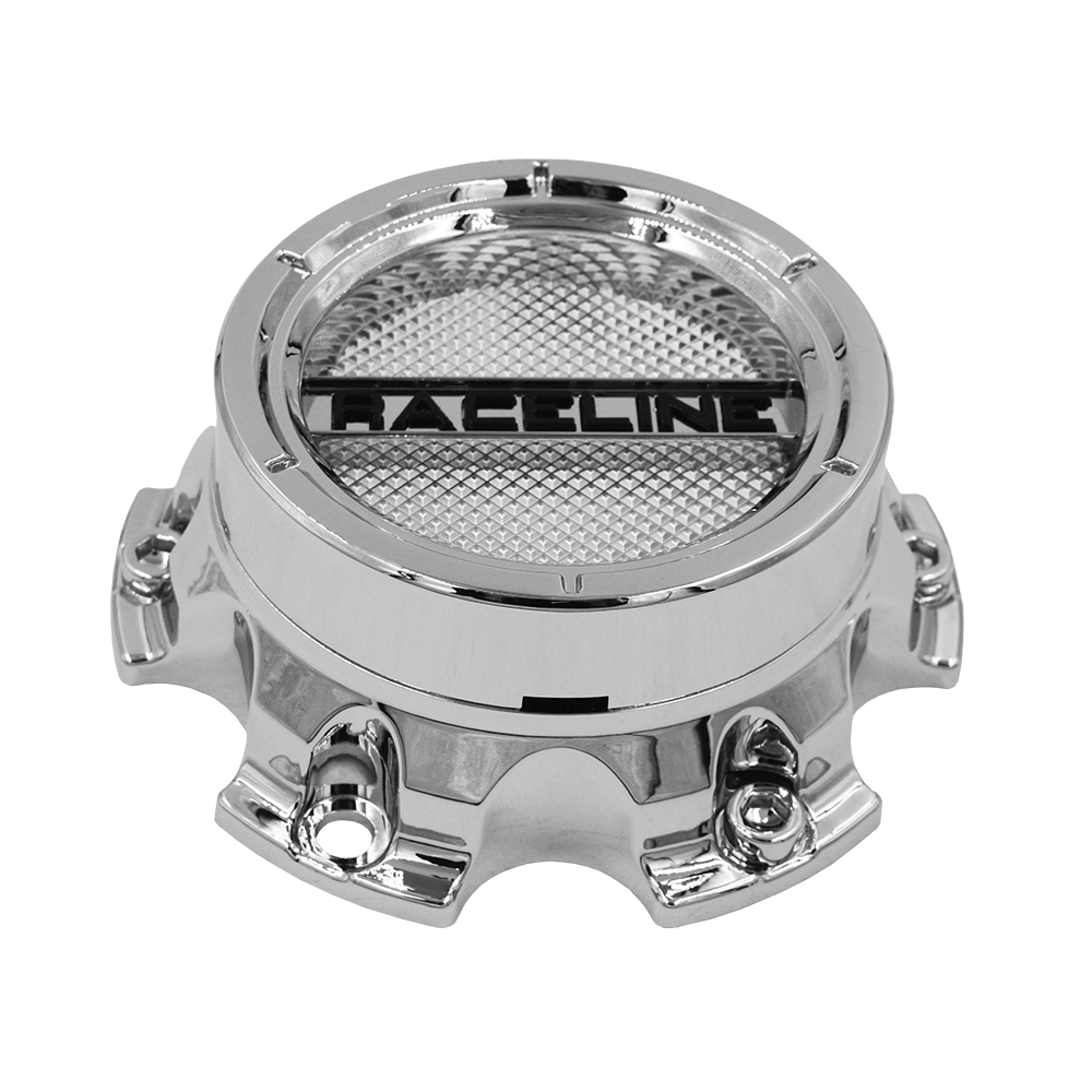 RACELINE WHEEL CHROME CAP 938/939 (6 LUG) CAP BOLT ON