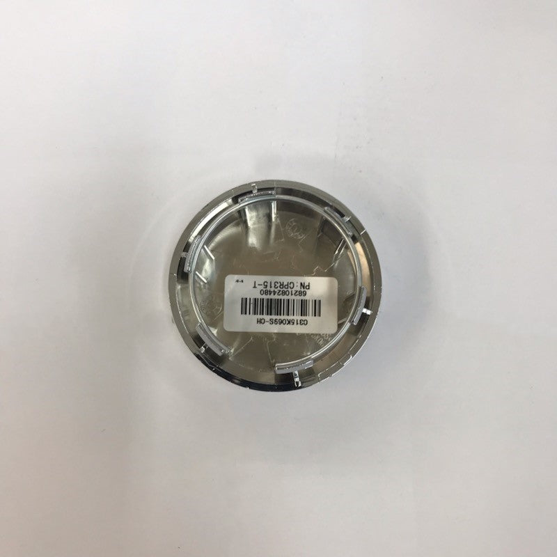 Raceline Grip Tall Chrome Base Cap