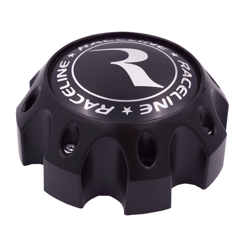 RACELINE 981 CAP BLACK 8X6.5/8X170 BOLT PATTERN Front View