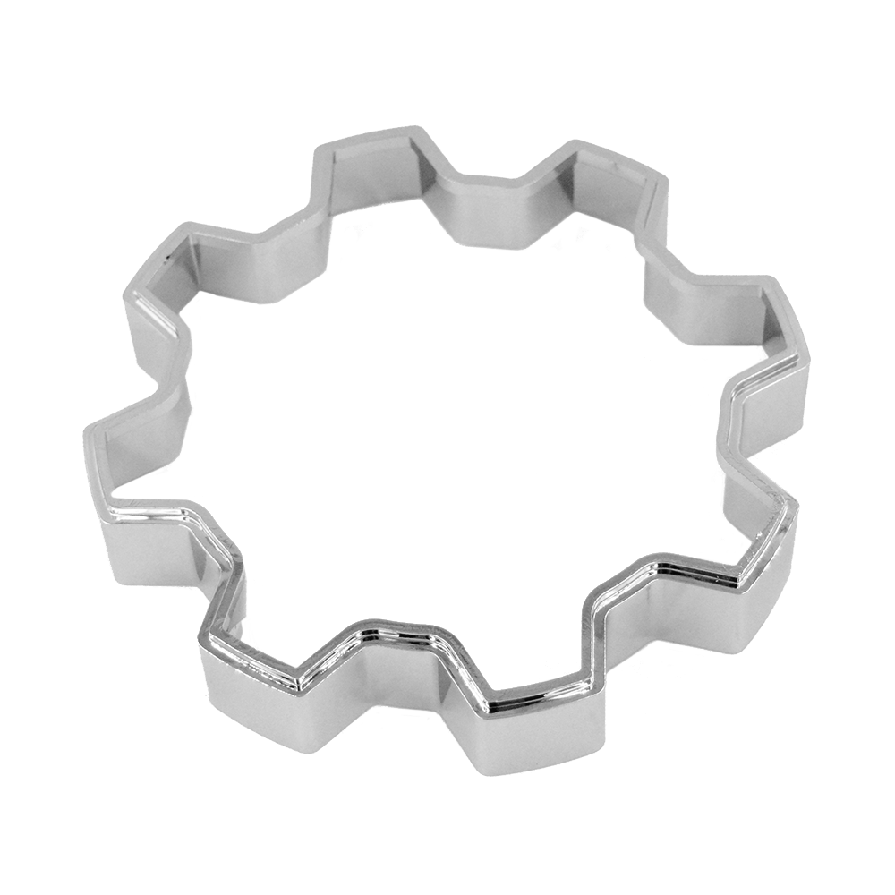 RACELINE 982 RAPTOR 8 LUG CAP SPACER CHROME 1"