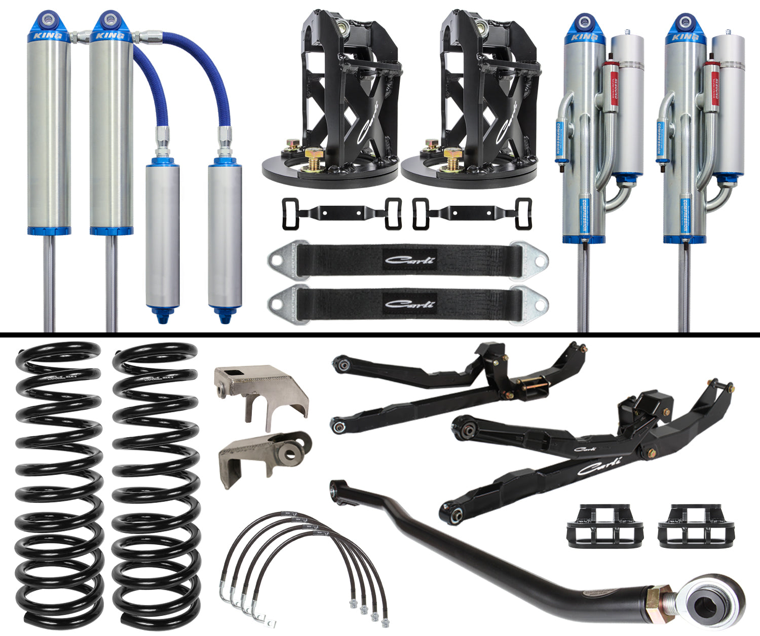 12-13 RAM 2500 / 2012 3500 4X4 Diesel SRW 3.0" Lift Unchained Long Arm Systems, Base Carli Suspension parts