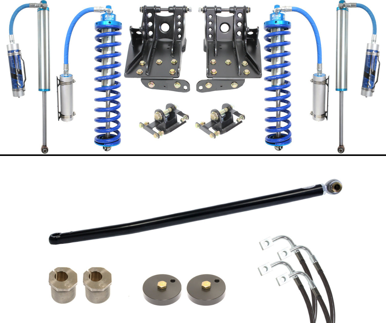 '08-10 Ford F250/350 2.5 Coilover System-2.5" Lift