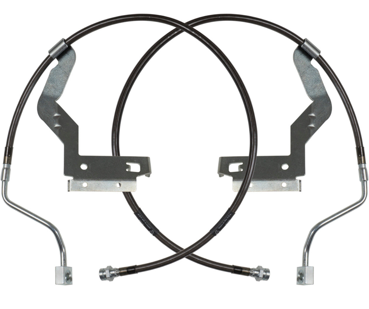 '08-10 Ford F250/350 2.0 Commuter System-2.5" Lift Display of included Brake Lines