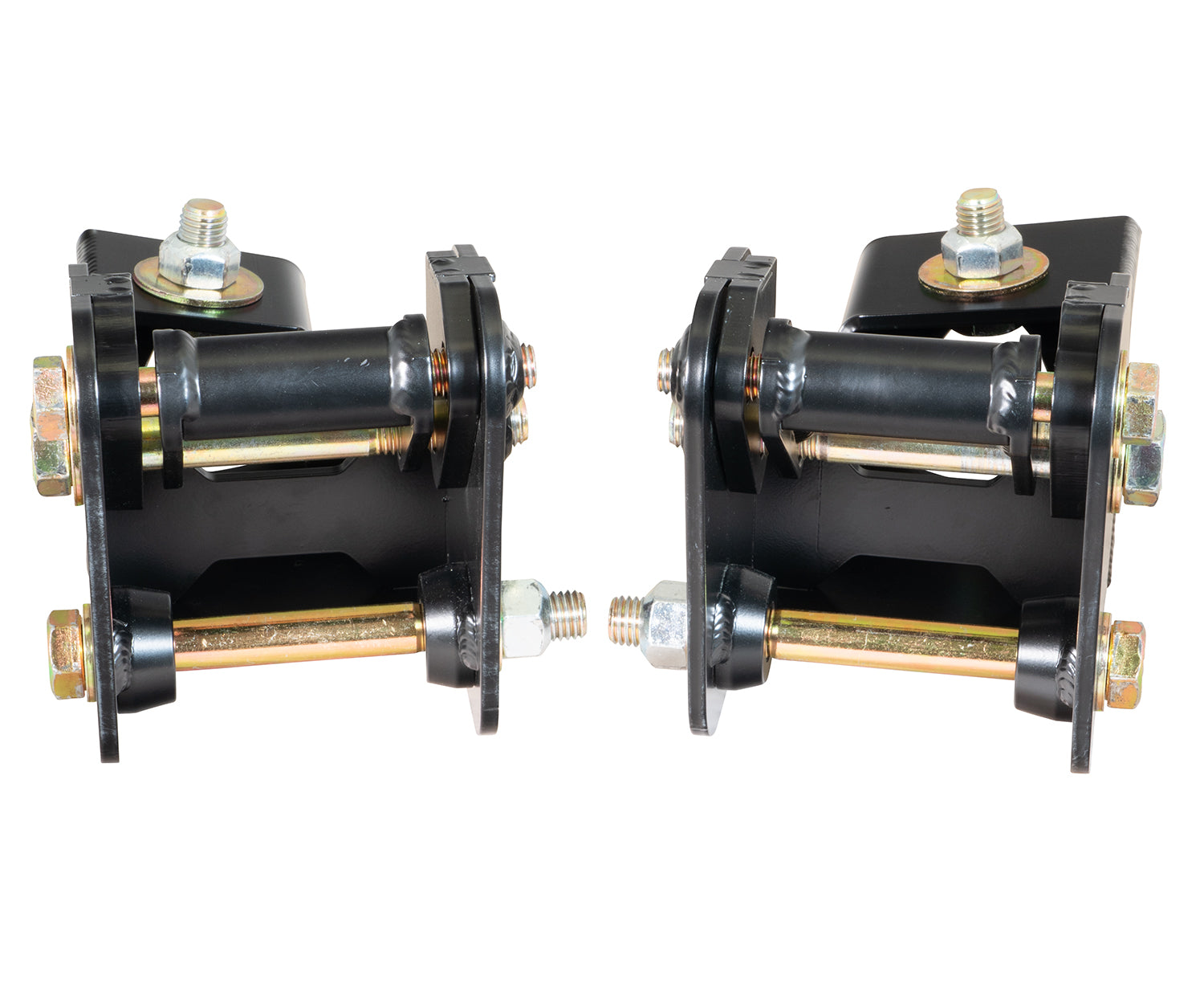 '23+ Ford F250/F350 Radius Arm Drop Brackets - 3.5" Lift Close-up Display of Included Parts