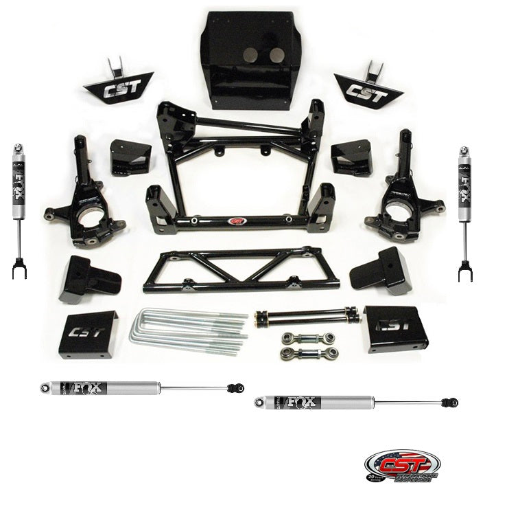 CST 11-19 GM 2500 / 3500 6-8″ Stage 3 Suspension System w/ FOX 2.0 IFP’s