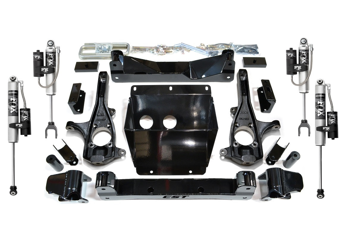 CST 11-19 GM 2500 / 3500 4-6″ Stage 5 Suspension System w/ FOX 2.0 Reservoir Shocks