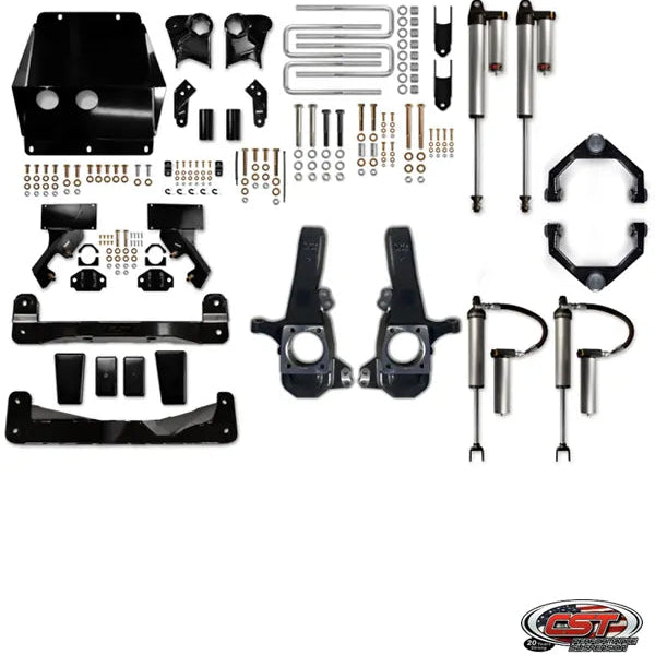 CST 20-25 GM 2500 4″ Stage 10 Suspension System Front View