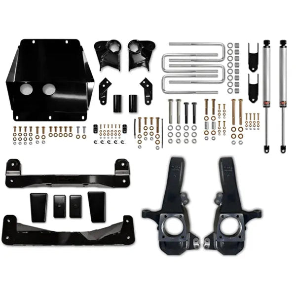 CST 20-25 GM 2500 4″ Stage 2 Suspension System Front View