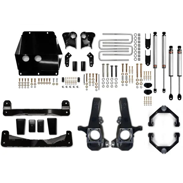 CST 20-25 GM 2500 4″ Stage 4 Suspension System Front View