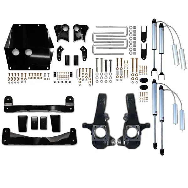 CST 20-25 GM 2500 4″ Stage 5 Suspension System Front View
