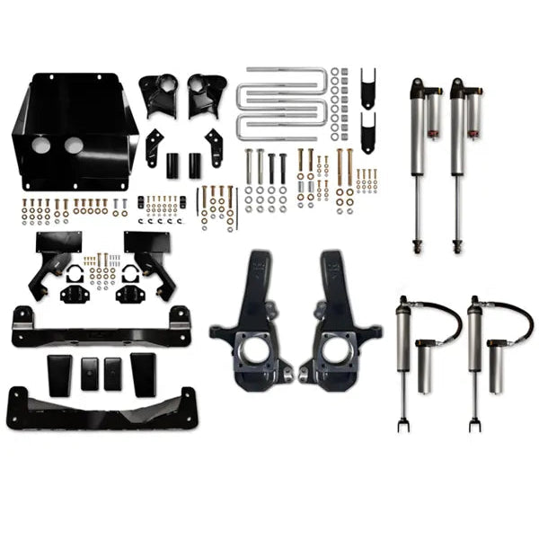 CST 20-25 GM 3500 4″ Stage 9 Suspension System Front View
