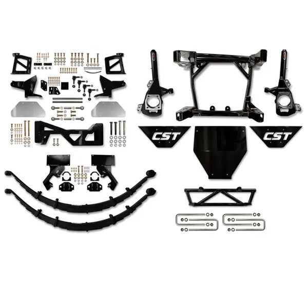 CST 20-25 GM 2500 / 3500 8″ Stage 1 Suspension System Front View