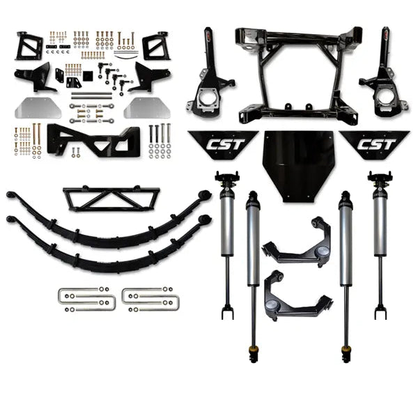 CST 20-25 GM 2500 / 3500 8″ Stage 3 Suspension System Front View