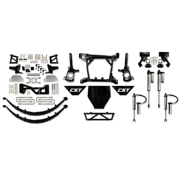 CST 20-25 GM 2500 / 3500 8″ Stage 4 Suspension System Front View