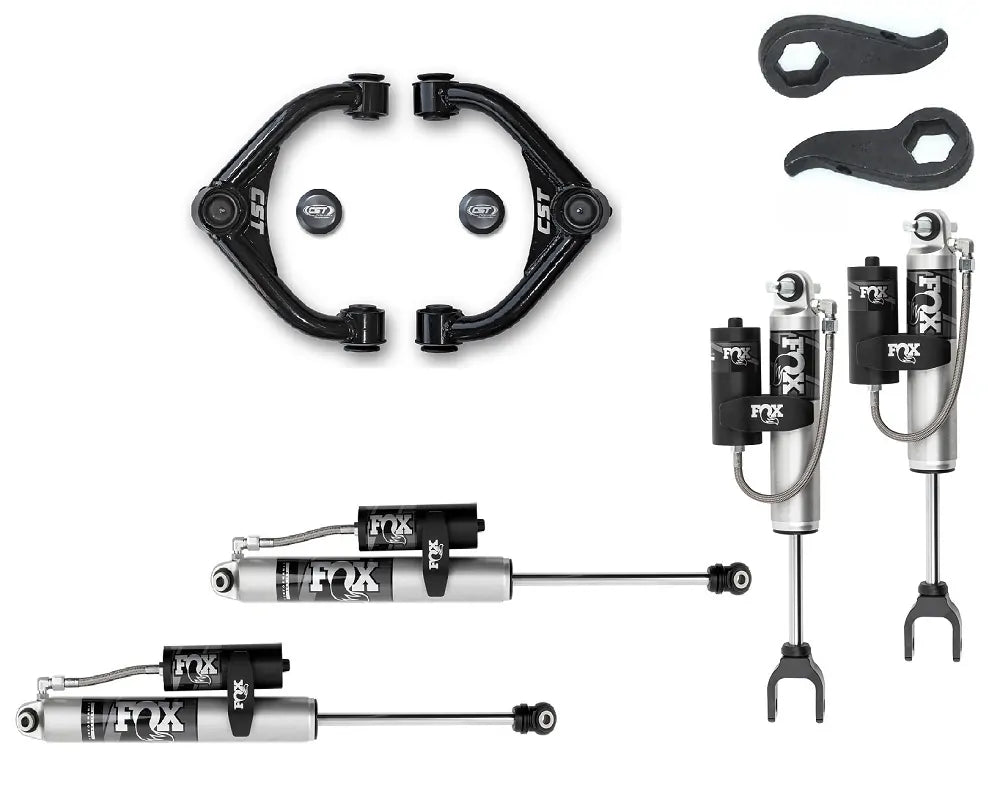 CST '11-19 GM 2500/3500HD Leveling Kit | Stage 2 Suspension System w/ FOX 2.0 Reservoir Shocks