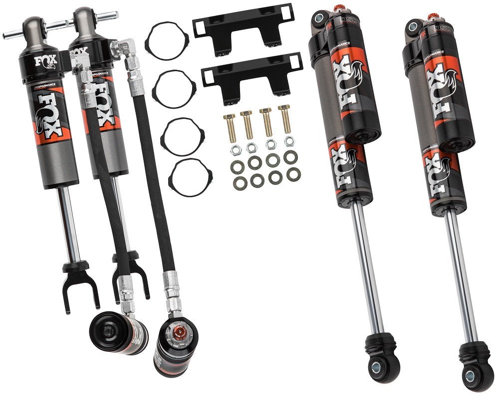 CST FOX 2.5 Perf. Elite Series for 2020+ GM 2500/3500 with LEVELING KIT Front View