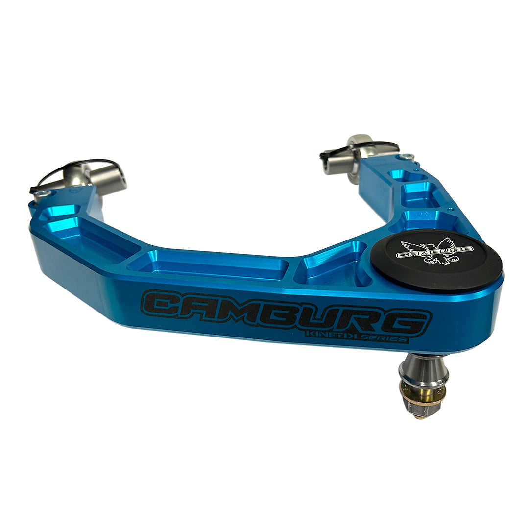 2022+ Toyota Tundra Camburg Kinetik Billet Upper Control Arms - King Blue Individual Display