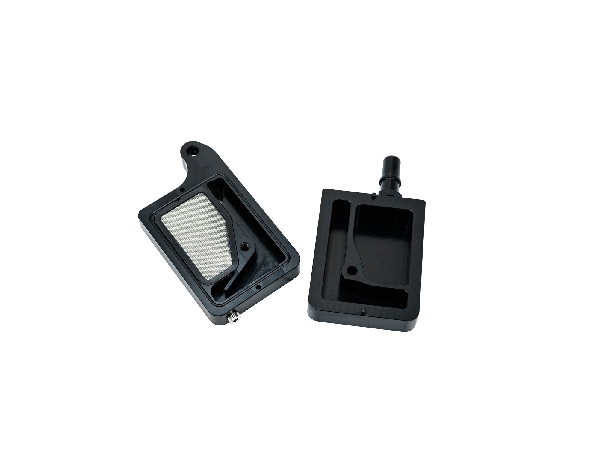 SPE Motorsport 2023+ Raptor R Billet Oil Separator Catch Can Front View
