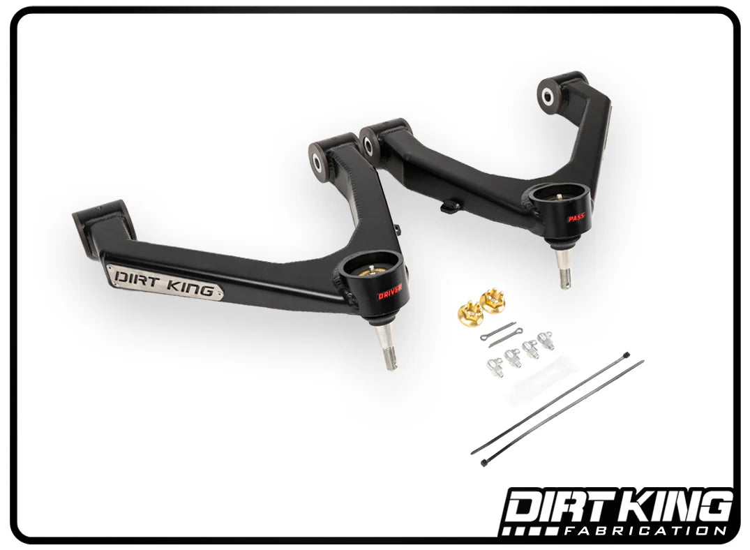 2007-2018 GM 1500 Boxed Upper Control Arms Front View