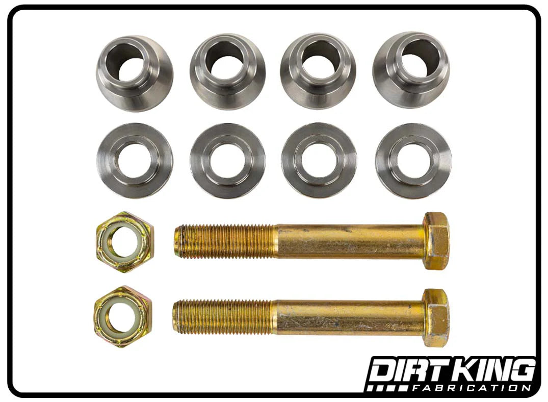 04-20 F150 LCA Shock Spacer Kit for Shocks with 3/4" Bearing ID Front View