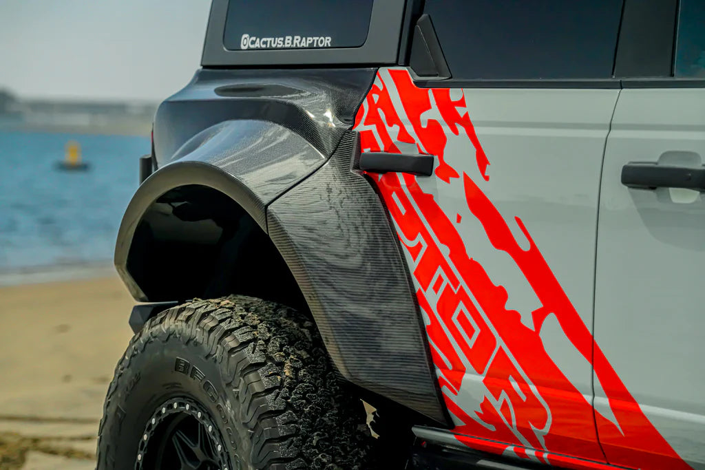 2022-2023 Ford Bronco Raptor "Bedsides" Display on Vehicle