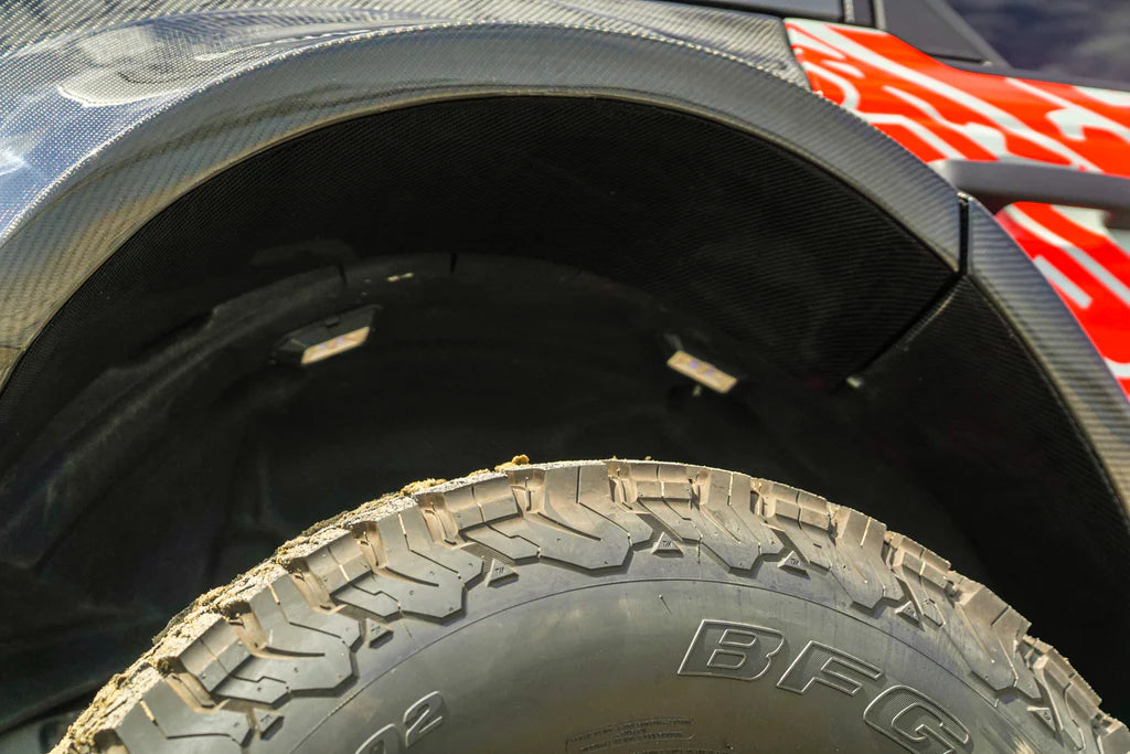 2022-2023 Ford Bronco Raptor "Bedsides" Close-up Display on Vehicle