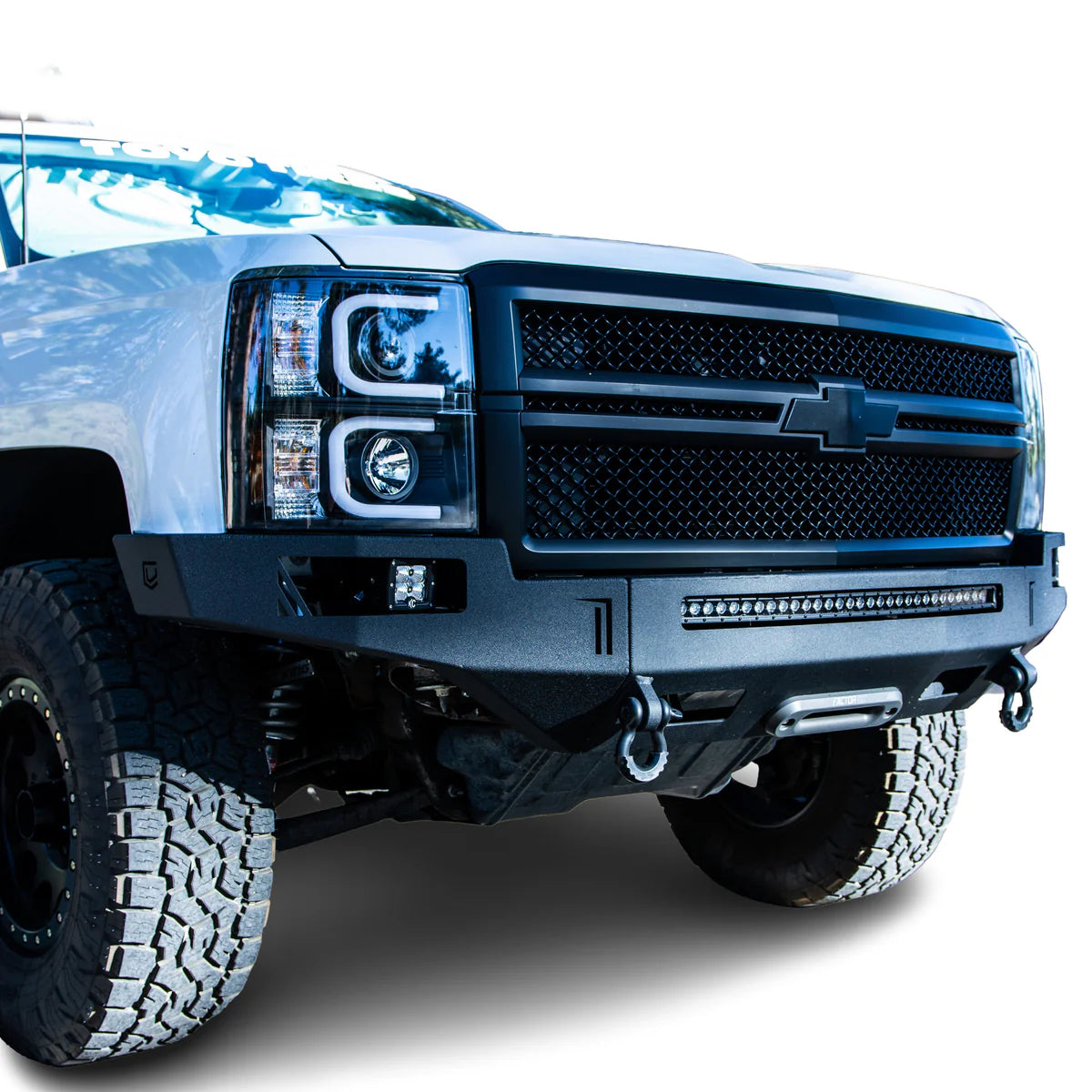 2014-2015 CHEVROLET SILVERADO 1500 OCTANE FRONT WINCH BUMPER Front View