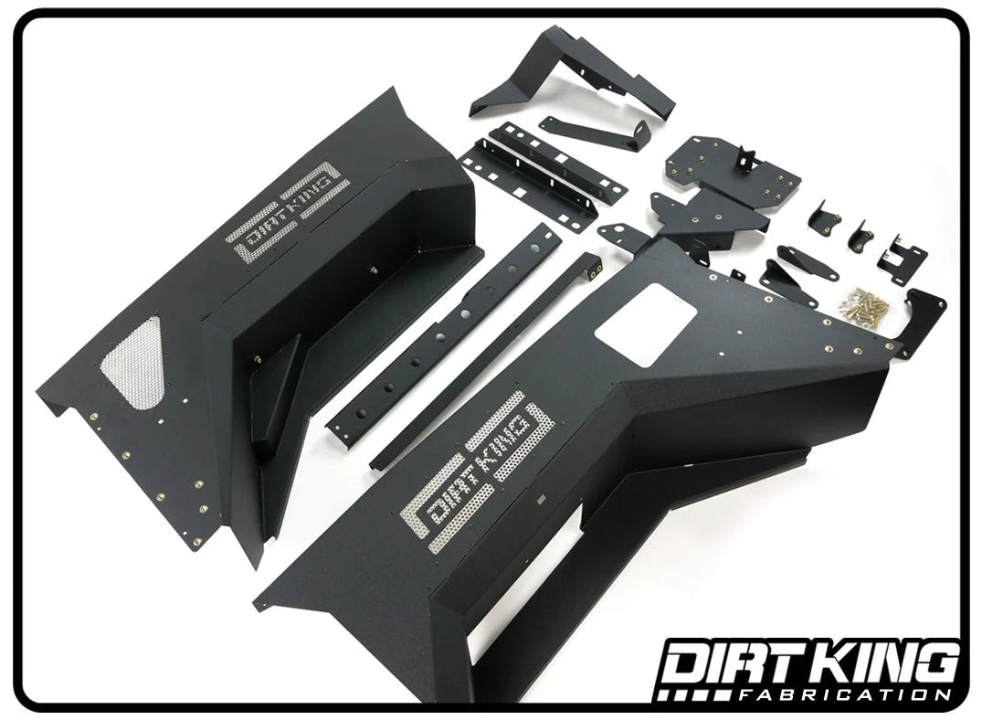 14-18 GM 1500 Over-sized Front Wheel Wells Front View