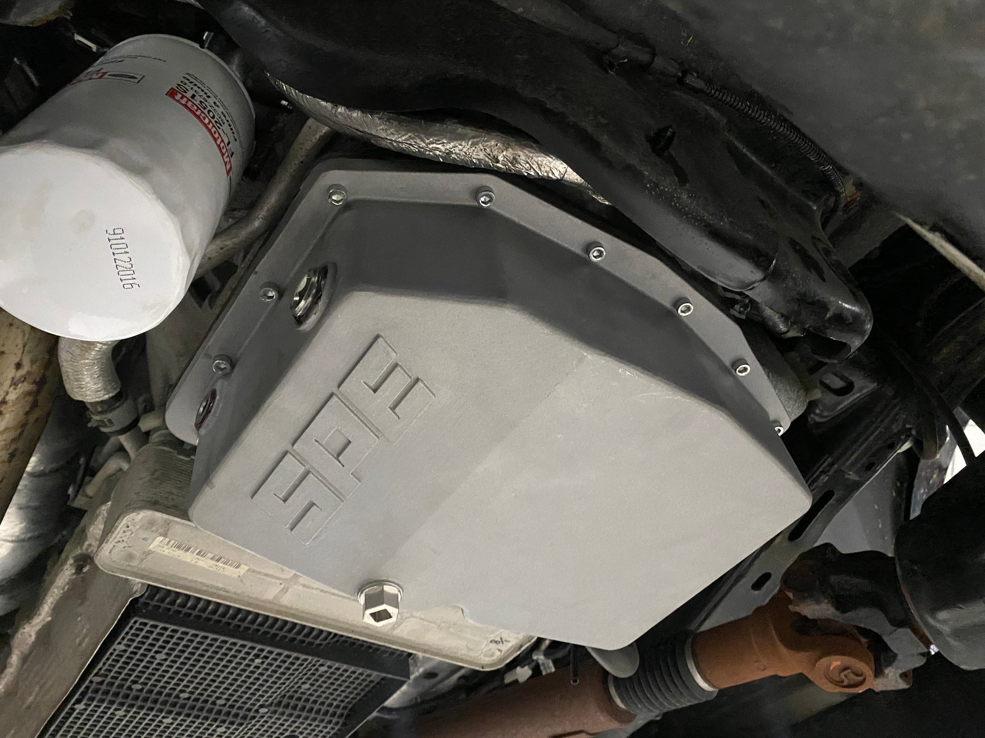 SPE Motorsport 2011+ 6.7L Powerstroke Oil Pan Front View