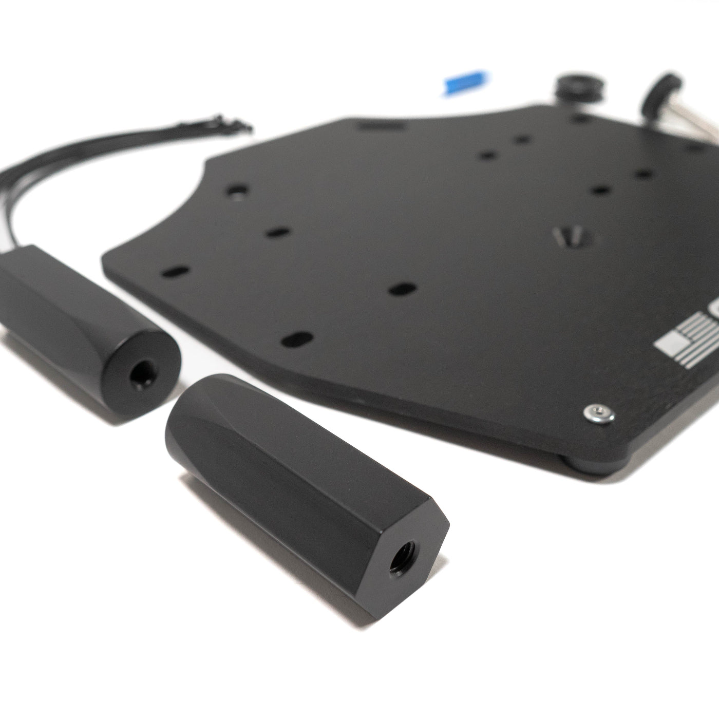 2021-2025 F150 & Raptor ARB Air Compressor Mount display of included parts and hardware