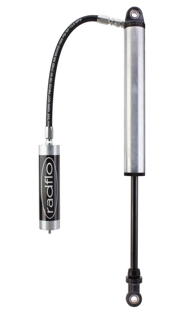 Radflo Off Road 3.0 Smooth Body 16″ Travel 1″ Shaft Remote Reservoir Front View