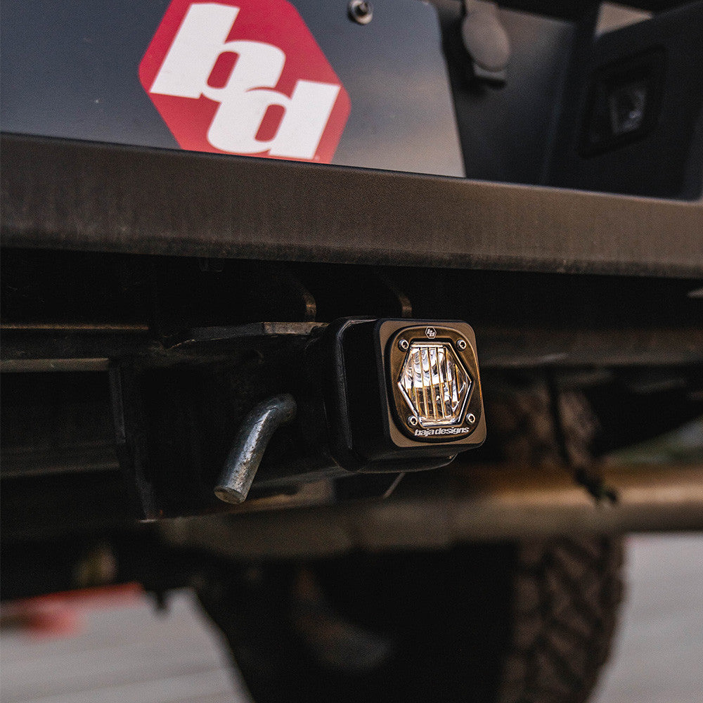 S1 Universal Hitch Light Kit - Trailer Hitch Harness Baja Designs Display on Vehicle