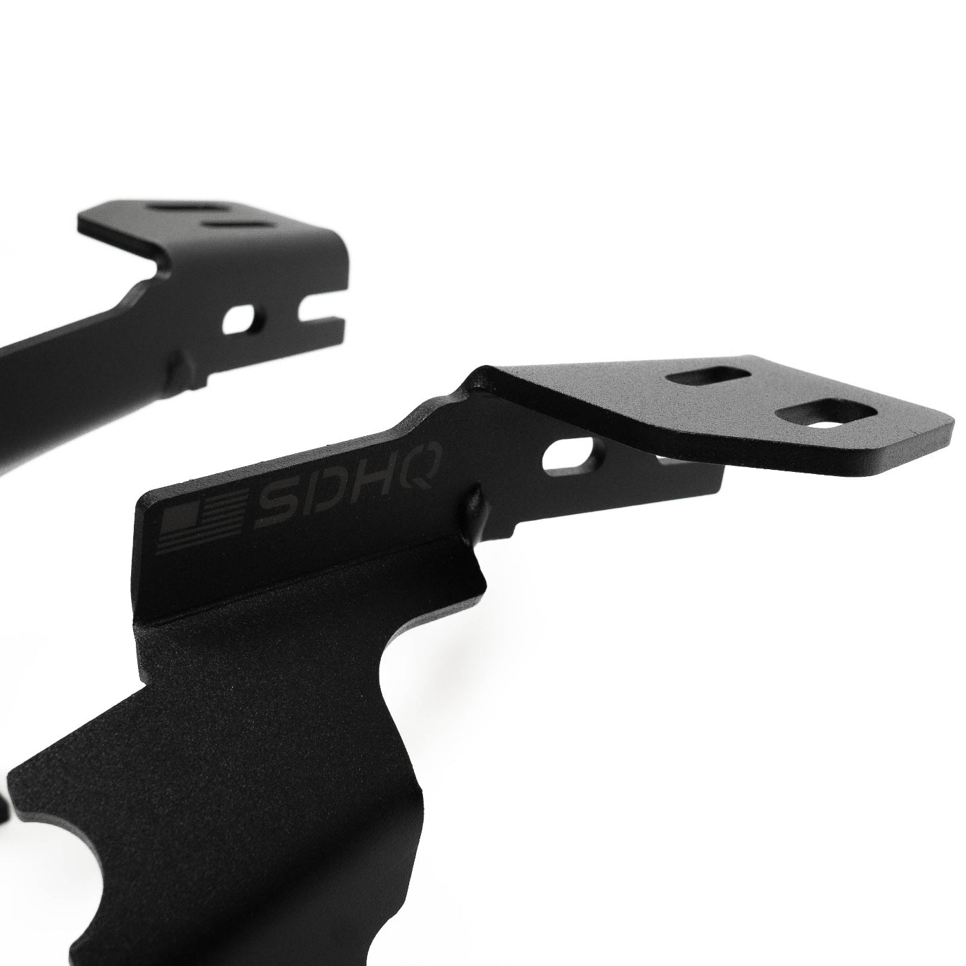 '23-26 FORD SUPER DUTY SDHQ BUILT A-PILLAR LIGHT MOUNTS display of included parts