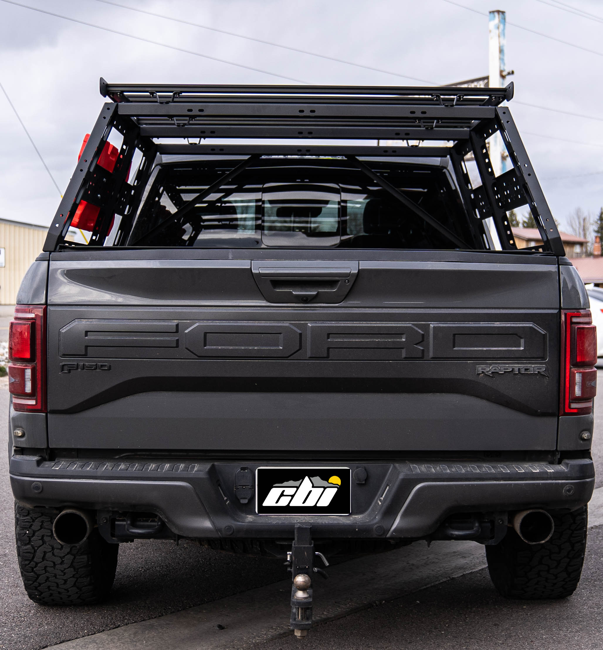 Ford Raptor Cab Height Bed Rack (5’6” bed length) | 2010-2022 Front View