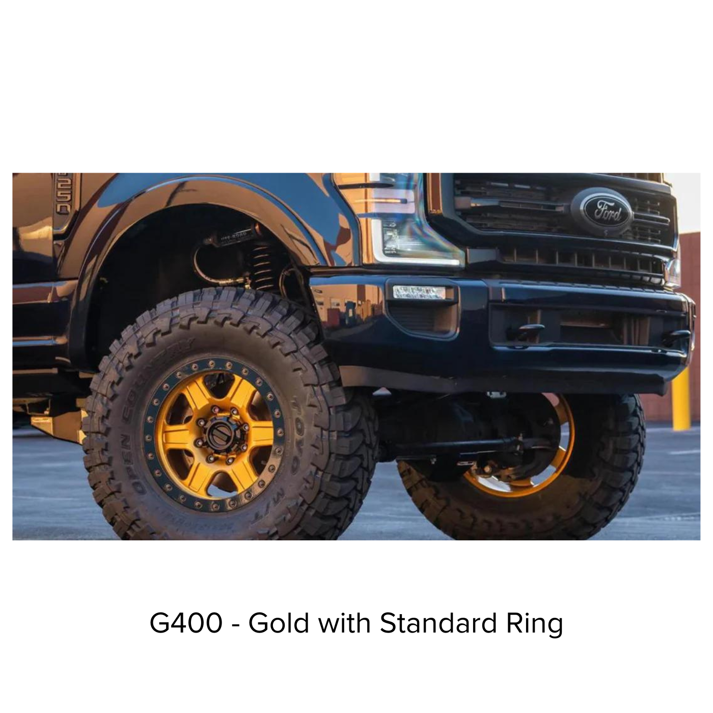 G400 Simulated Beadlock Wheel 20x9.0" 8 Lug - Standard Ring