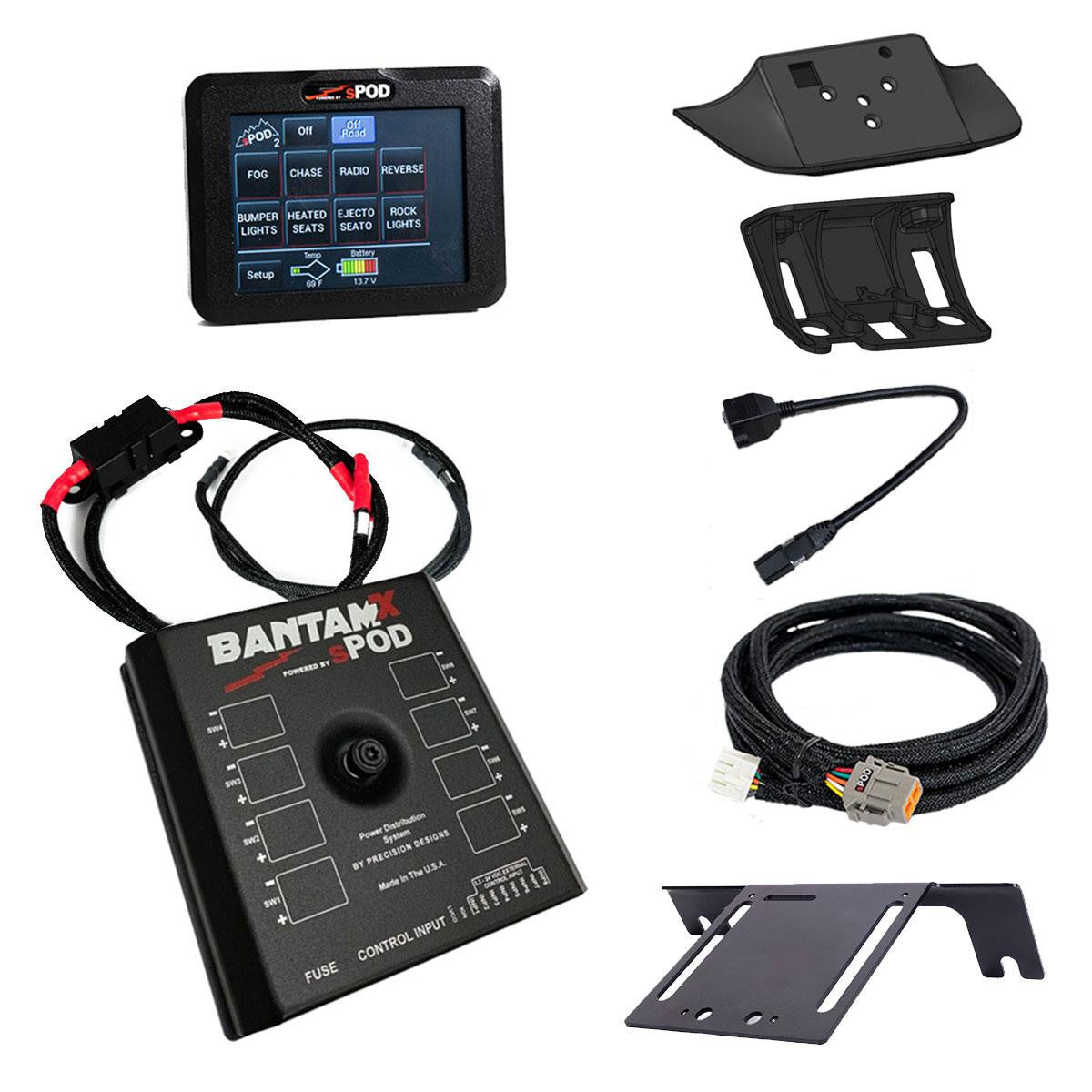 23+ Ford F250/F350 sPOD BantamX Touchscreen Kit