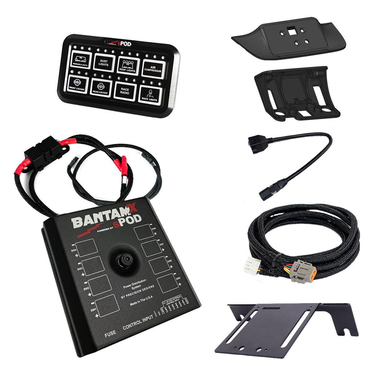 23+ Ford F250/F350 sPOD HD BantamX Power Management Kit