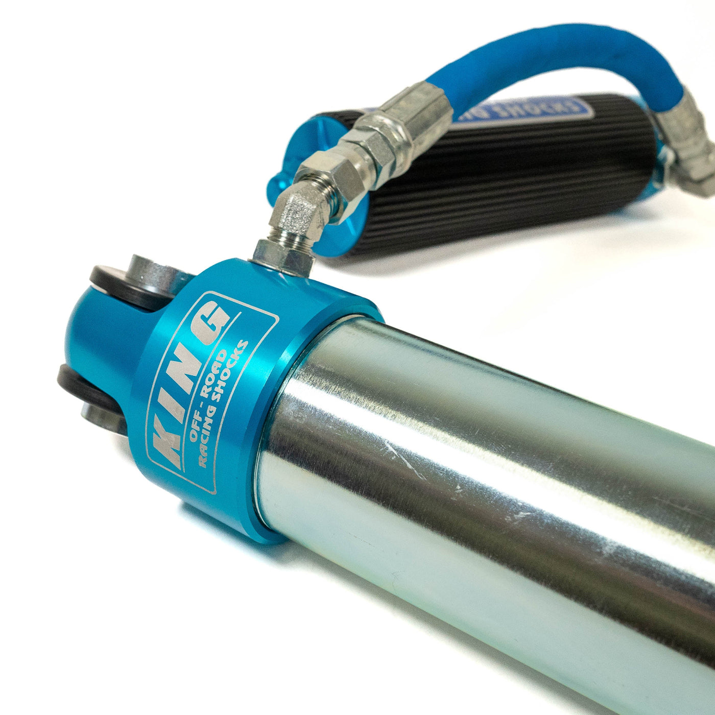 23+ INEOS Grenadier Complete King Shocks Package w/ Adjusters Front View