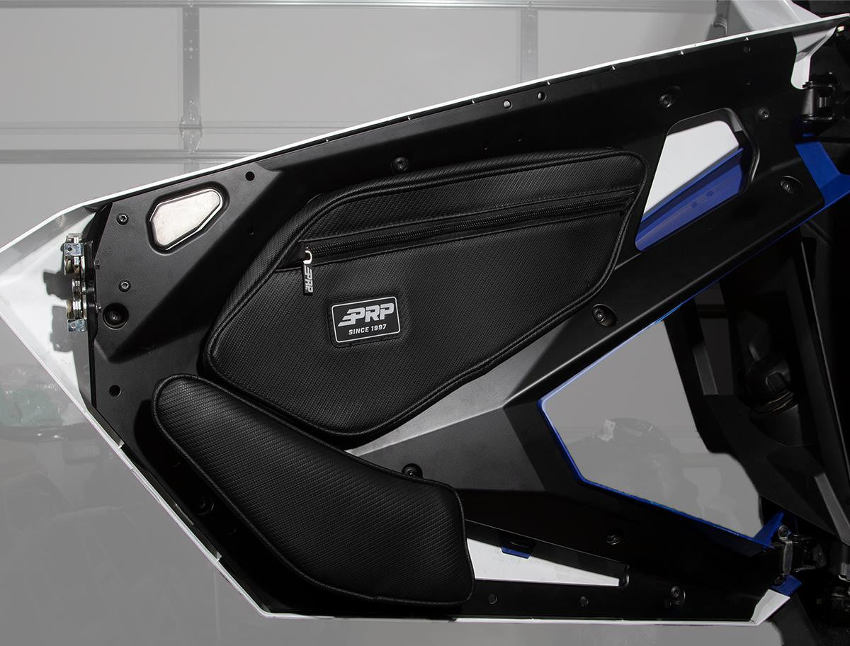 PRP Front Door Bags with Knee Pad for Polaris RZR PRO XP, PRO R, Turbo R (Pair)