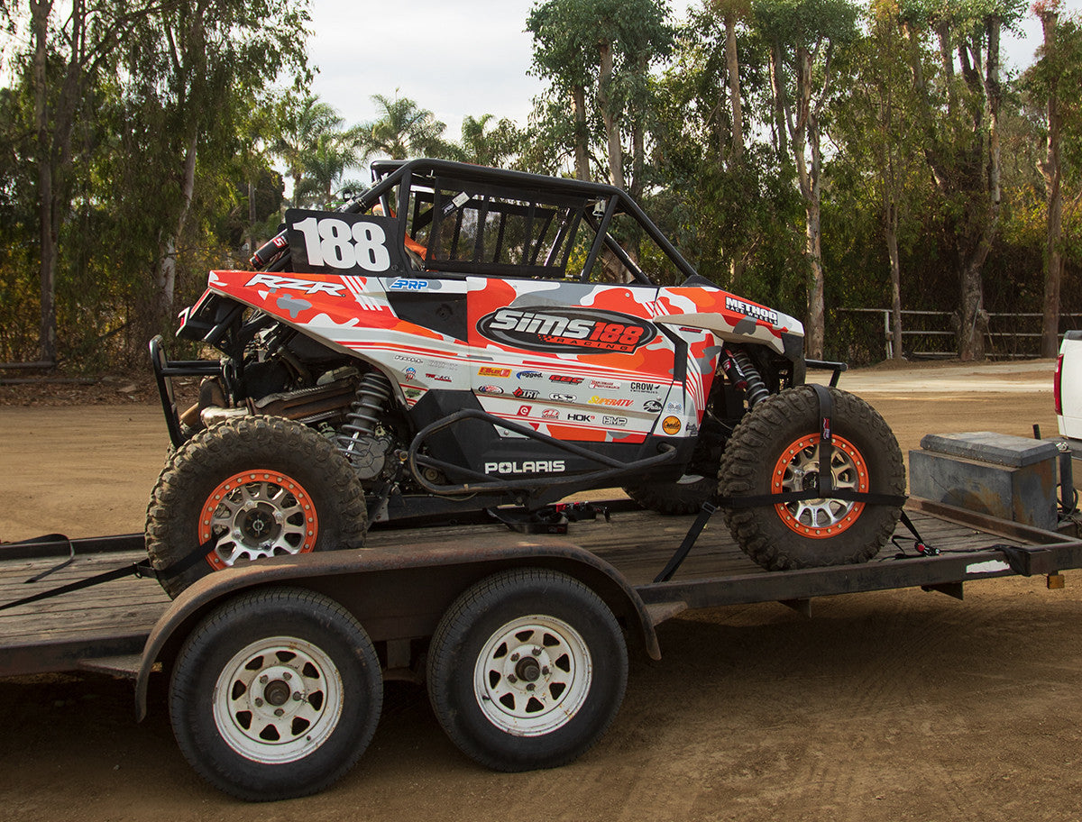 Ultimate 1.5" Tire Bonnet Kit – Black Front View