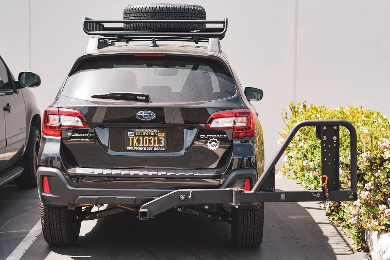 UltraSwing Multi-Fit Spare Tire Hitch Mount | RiGd Supply Front View