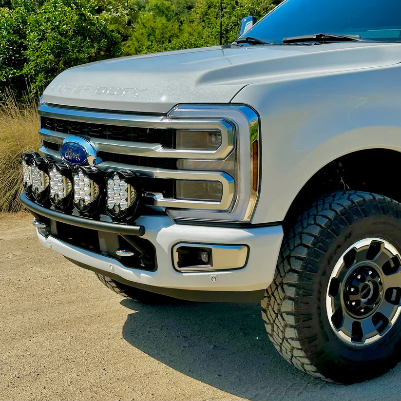 2017-2024 Ford Super Duty Light Mount "The Classic" Trophy Truck Style for 5 Round Lights Front View
