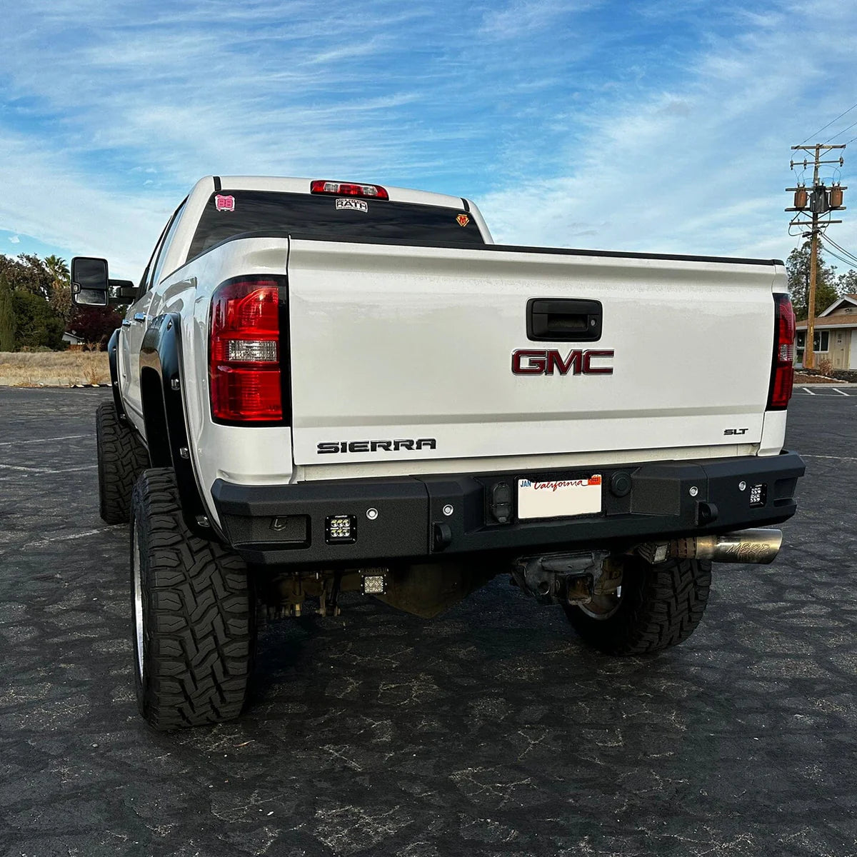 2015-2019 GMC/CHEVY 2500/3500 ATTITUDE REAR BUMPER Front View