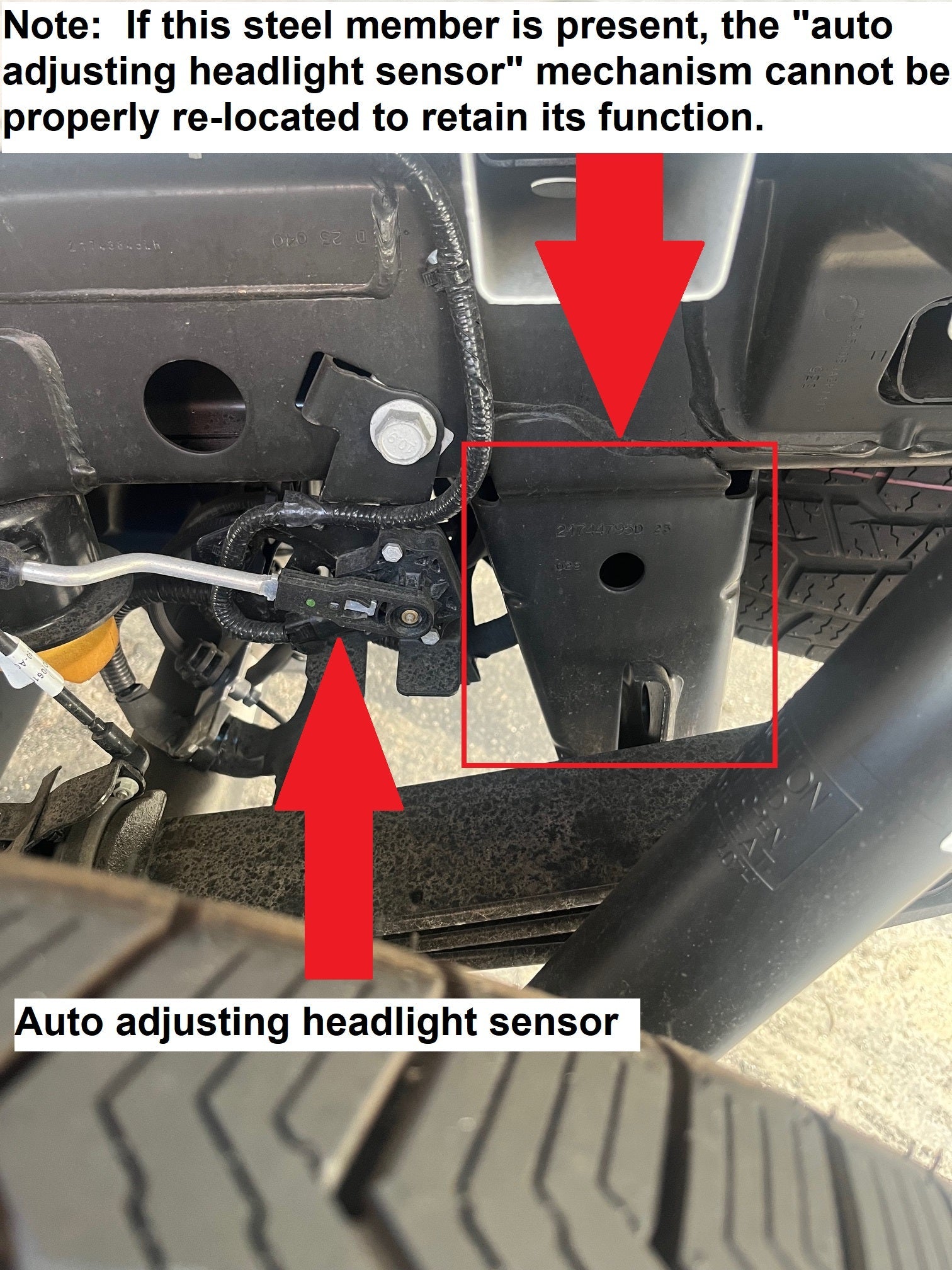 FORD F-150 (2015-2024), Raptor(2017-2020) Airbag System Front View