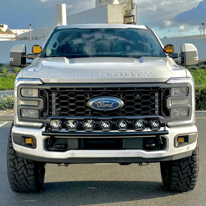 2017-2024 Ford Super Duty Light Mount "The Linkable" for Baja Designs 7 XL Linkable Front View