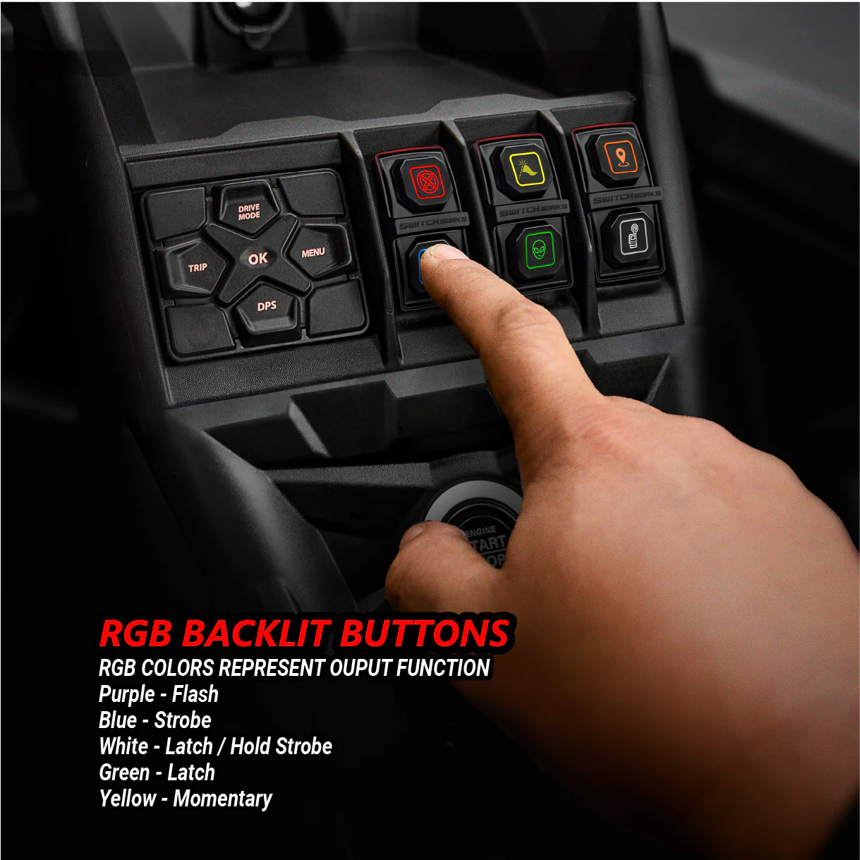 Sierra6, 6-Switch, 3-Rocker Electronic Accessory Smart Switcher - Universal